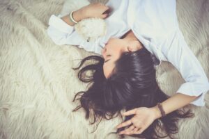sleeping girl