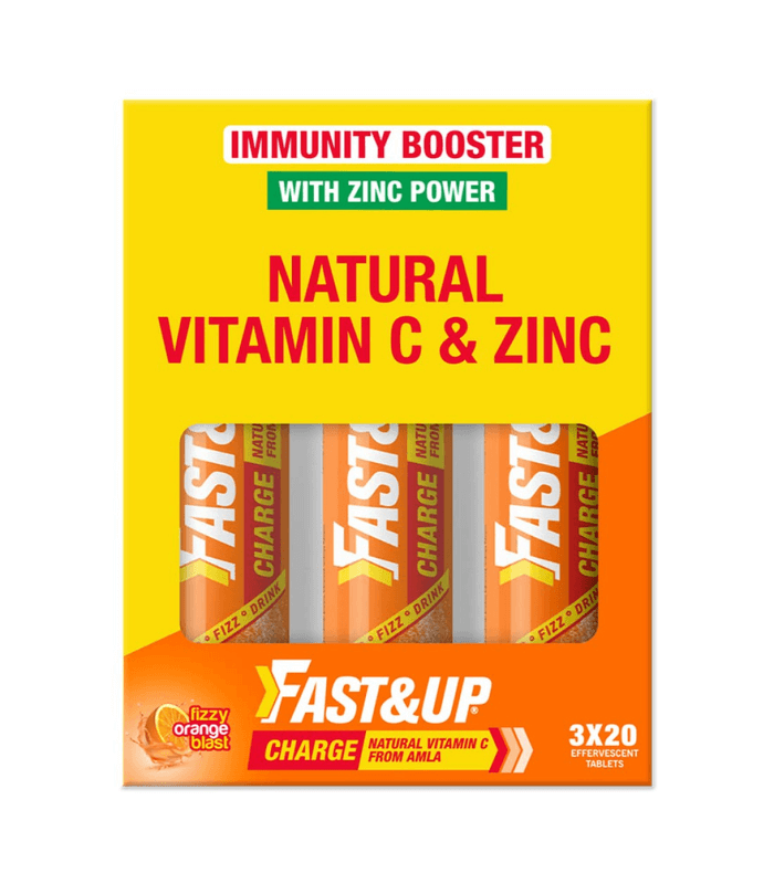 Fast&Up Charge with Natural Vitamin C and Zinc for Immunity Tablets