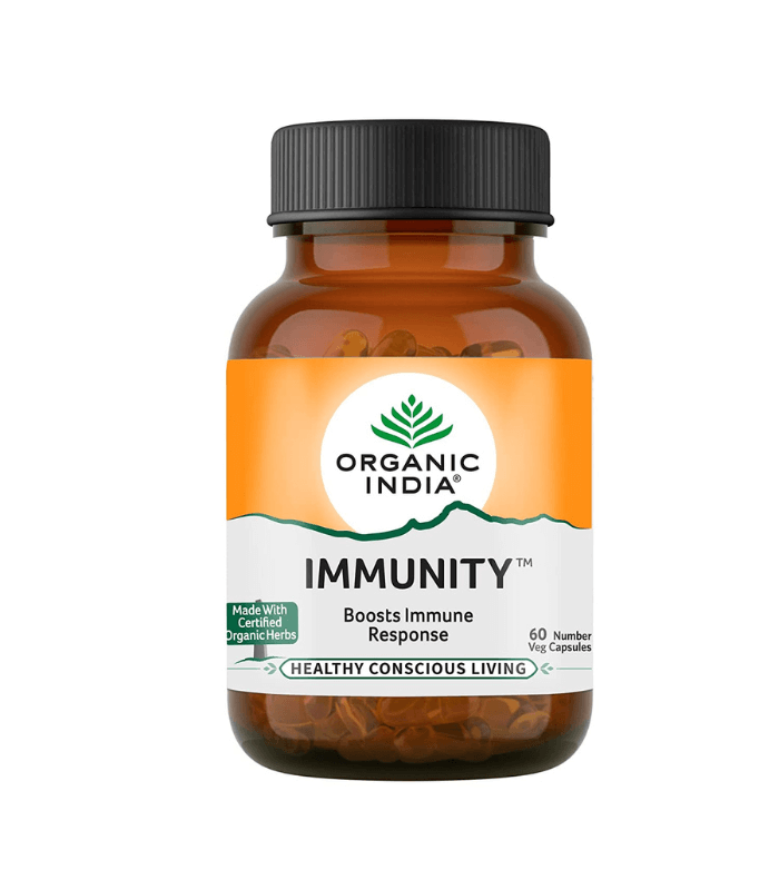 Organic India Immunity - 60 Capsules Bottle