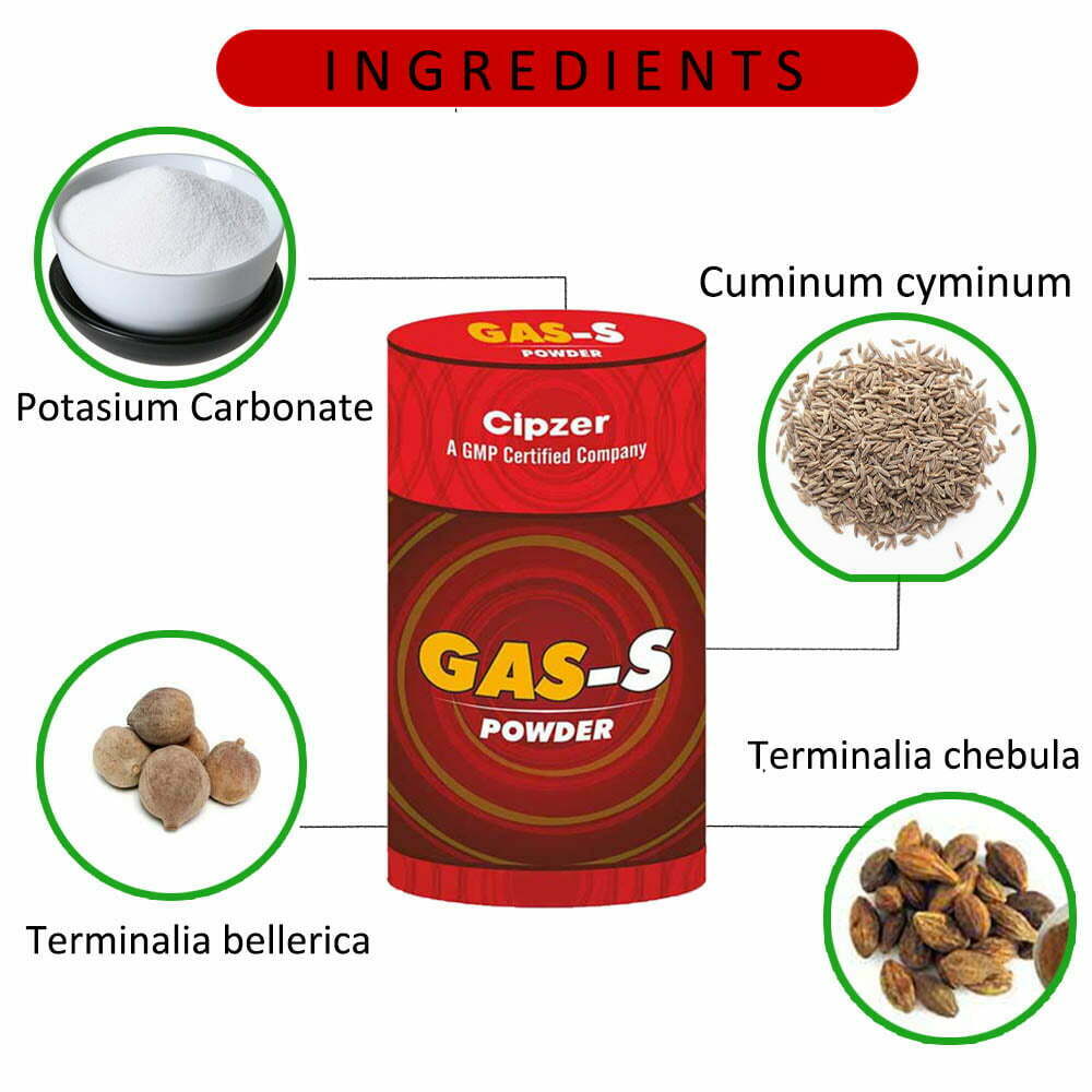 GAS S Powder Ingredients 2022