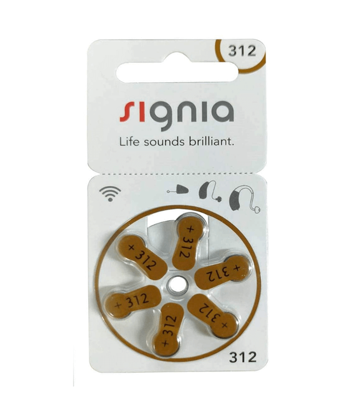 Signia Hearing Aid Battery Size 312