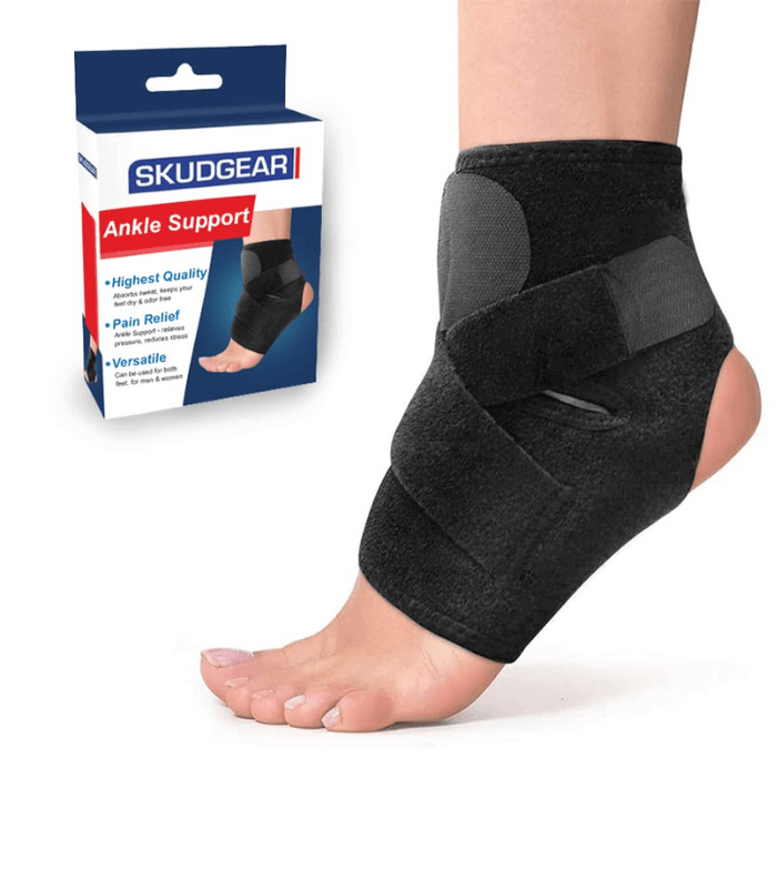 Skudgear Neoprene Foot and Ankle Support Compression Brace for Injuries
