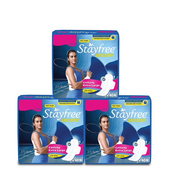 Stayfree Secure Cottony Soft XL Sanitary Pads