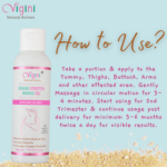 Clinqon India - Vigini Natural Actives Erase Stretch Marks Removal Oil | Removes Pregnancy Scars - 100g | 2025 4 2025
