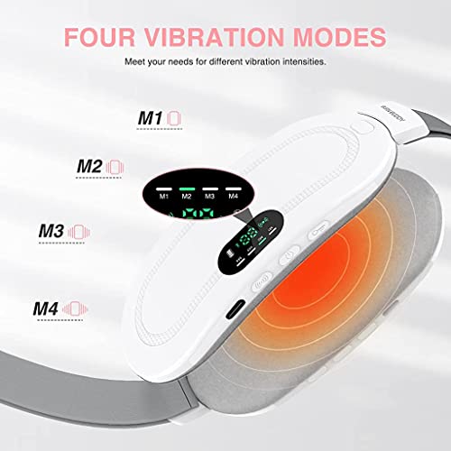 Hannea Electric Cordless Heating Pad For Period PainCramp ReliefBack Pain In PeriodBelly Warmer Heating Pad With 3 Heat Levels 4 Vibration ModesCaring Gift Heating Pad Belt For Men Women 0 1 2023
