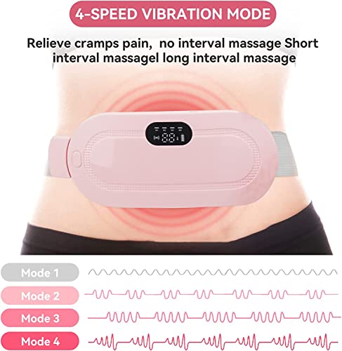 MS Magic Secret Portable Heating Pad Lower Back Pain Relief Fast Heating Pad 3 Speed Temperature Adjustment and 4 Speed Massage Modes Menstrual Heating Pad for Women and Girl 0 0 2024